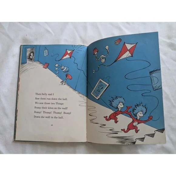 The Cat in the Hat by Dr. Seuss - FIRST EDITION THIRD PRINTING 1957 1st Vintage